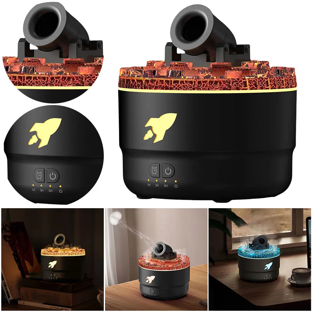 Volcanic Crack Air Humidifier & Aroma Diffuser | Relaxing Ambiance