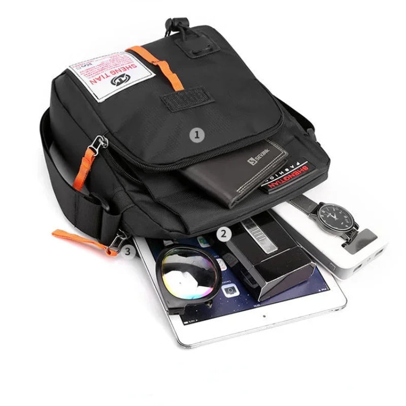 Men's Waterproof Messenger Shoulder Bag | Stylish Crossbody Bag