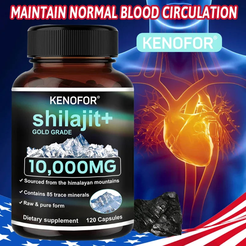 Pure Himalayan Shilajit Capsules | Natural Energy & Minerals Boost