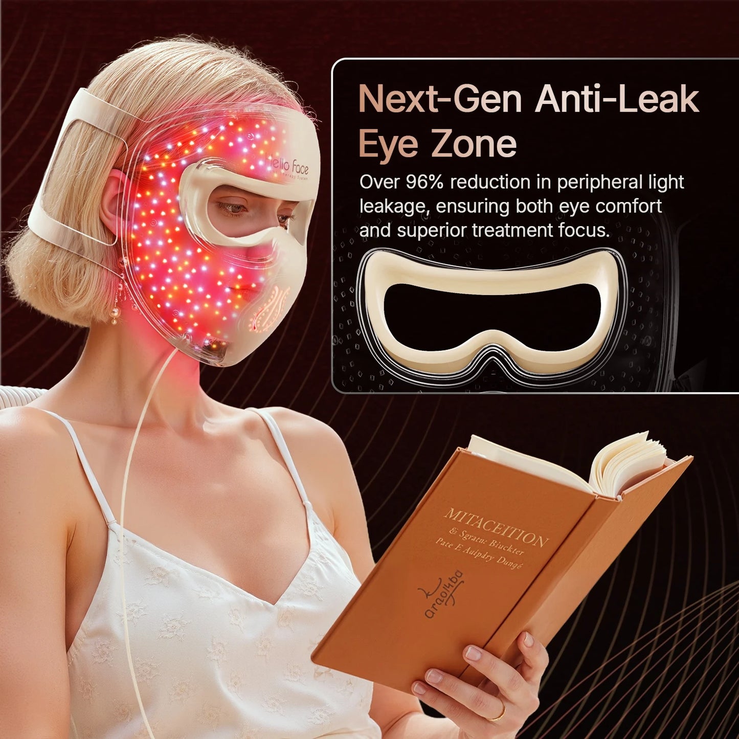 Portable 4D LED Light Therapy Mask for Skin Rejuvenation