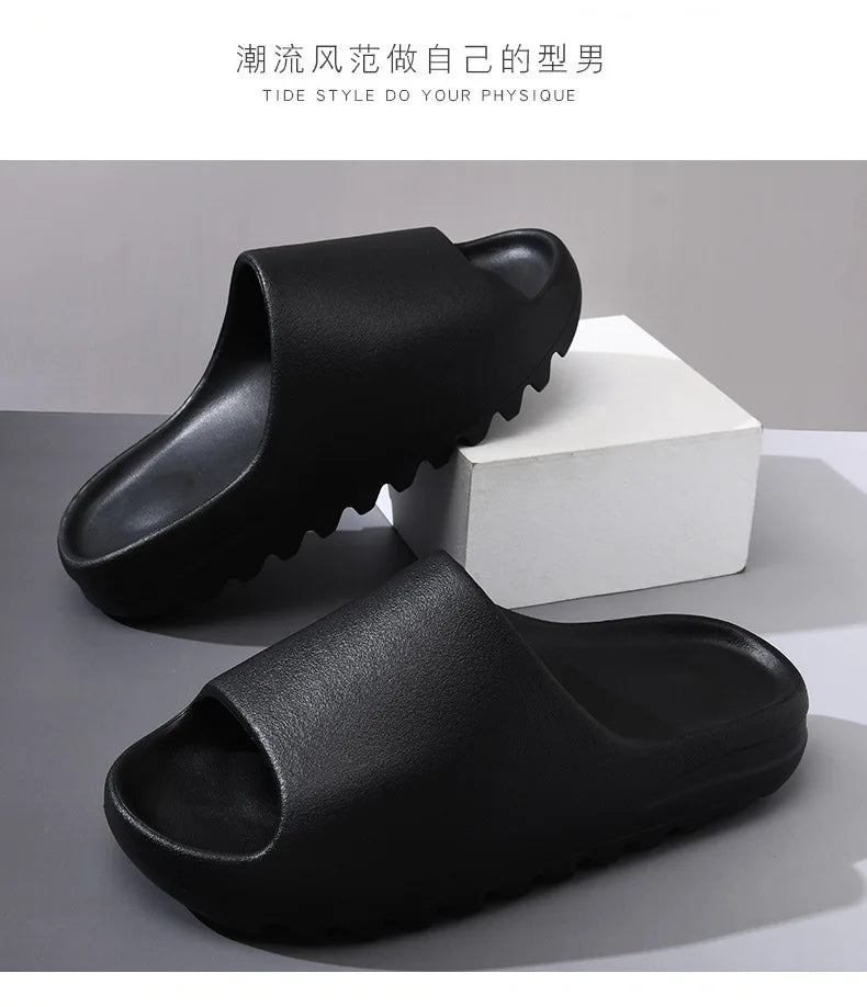 Cloud Thick-Soled Coconut Slippers | Soft Summer Beach Sandals