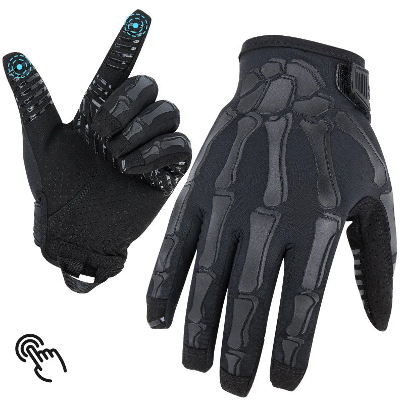 Unisex Touchscreen Motorcycle Gloves | Breathable Tactical Full-Finger