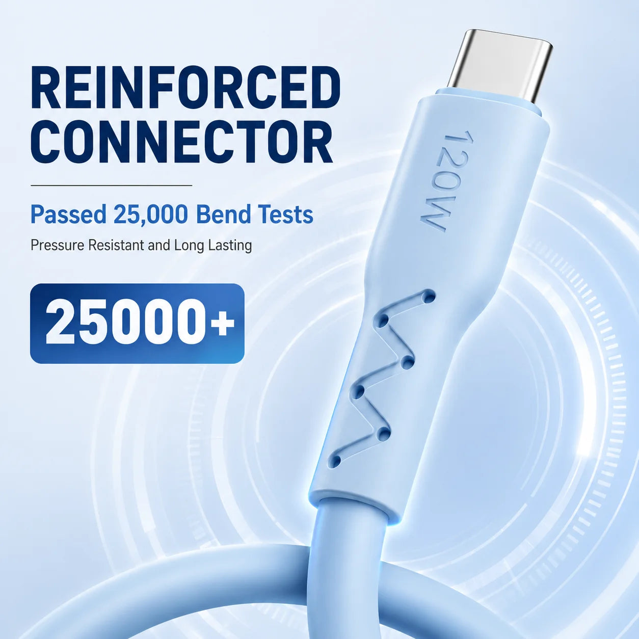 120W Super Fast Charging Cable | Durable USB A to USB C Cable