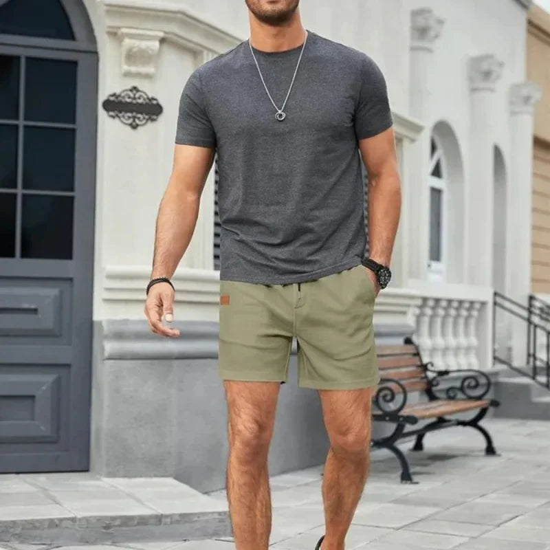 Men's Breathable Solid Color Sport Shorts | Perfect for Summer