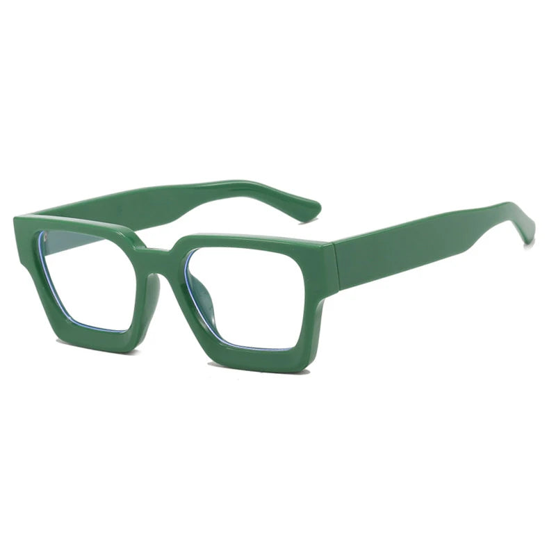 Stylish Square Concave Frame Blue Light Reading Glasses for Women