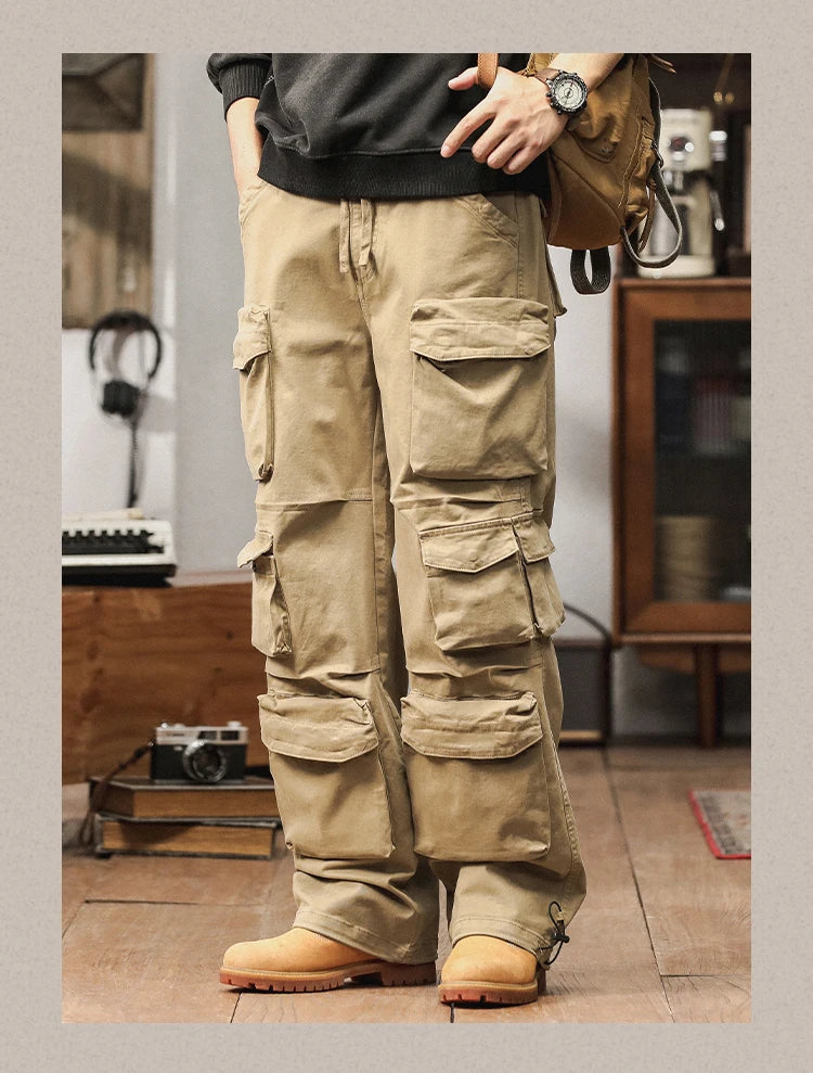 Versatile Men's Cargo Jogger Pants for Outdoor Adventures
