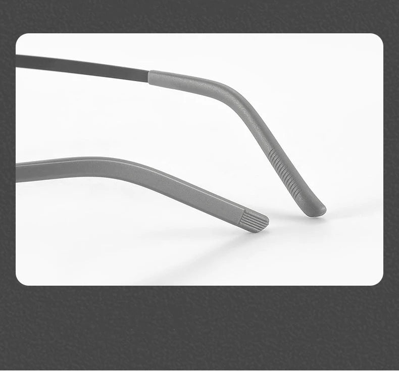 Simple Geometric Polygon Fashion Titanium Glasses | Blue Light Protection