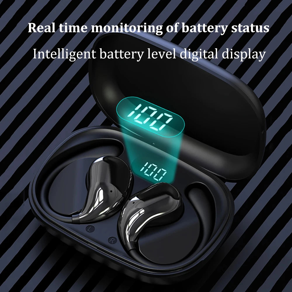 Waterproof Bluetooth 5.4 Ear Hook Wireless Headphones | HiFi Sound