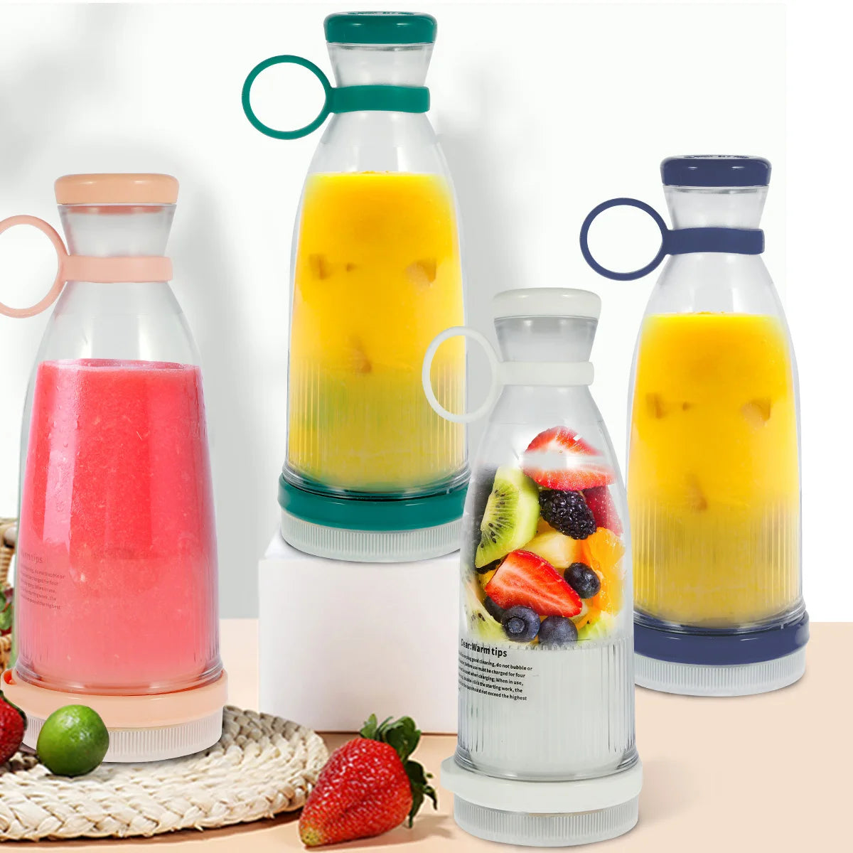 Portable USB Rechargeable Mini Juice Blender | Travel Smoothie Maker