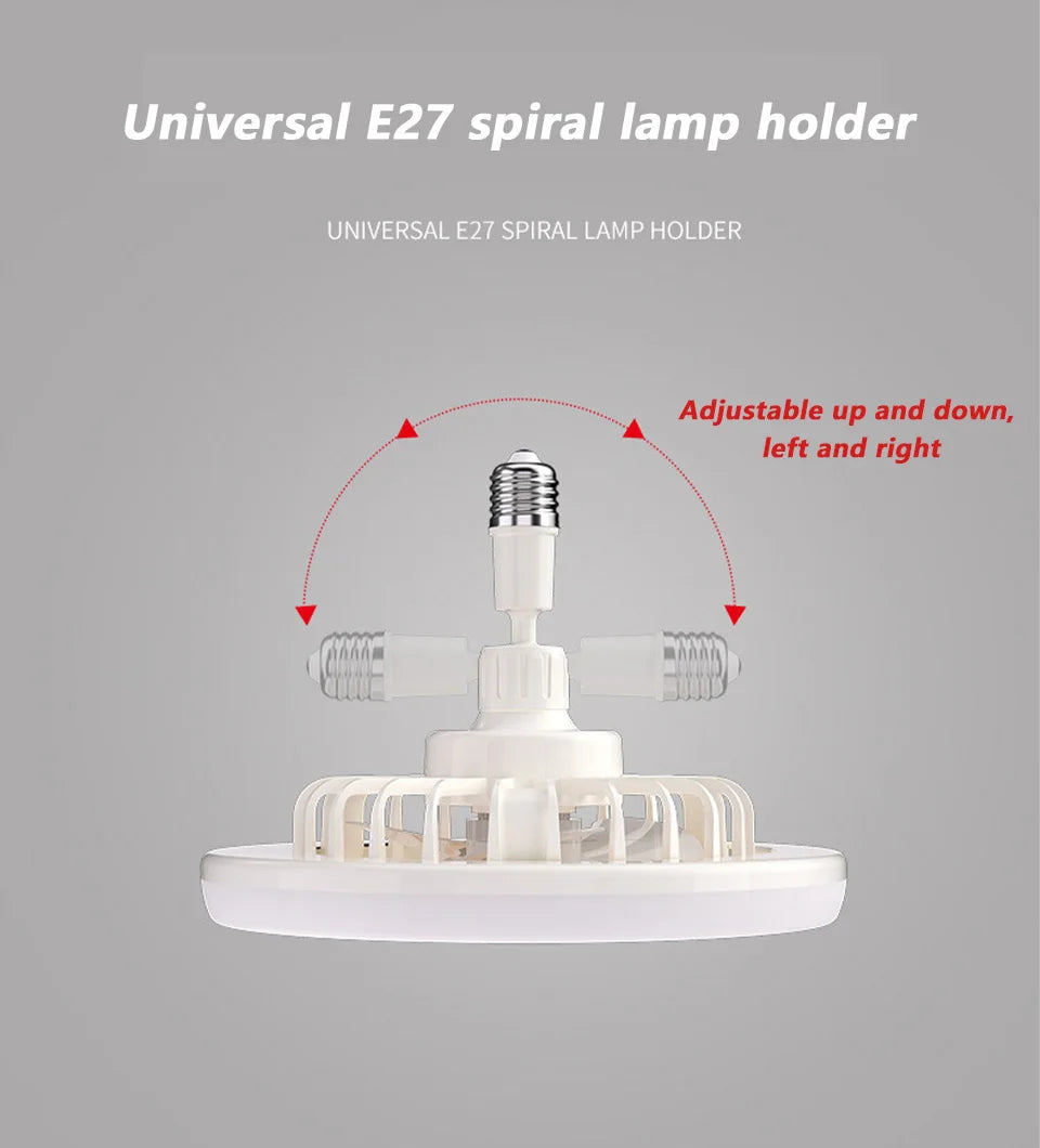 2 In 1 Ceiling Fan Lamps | Adjustable LED Decorative Light
