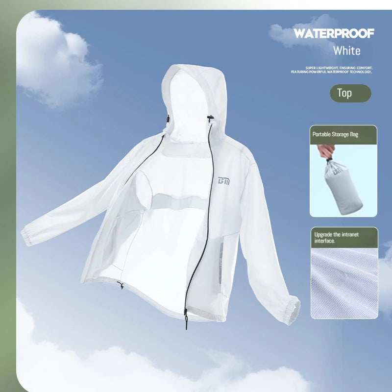 Lightweight Men's Motorcycle Raincoat | Outdoor Storm Protection