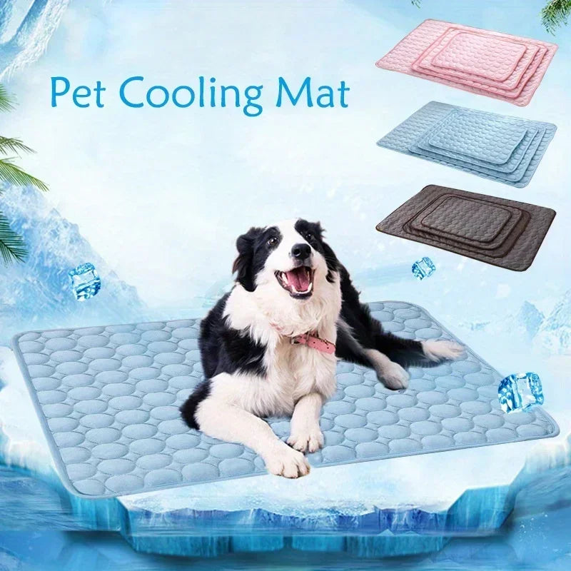 Cooling Pet Ice Pad | Breathable Washable Sleep Mat for Pets