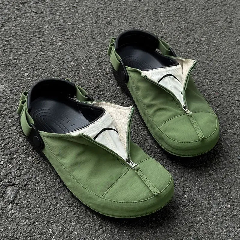 Men Slip On Summer Beach Shoes Cold Bonded Cork Sole Casual Birken Sandals Non Slip Outdoor Slippers Size 38-43