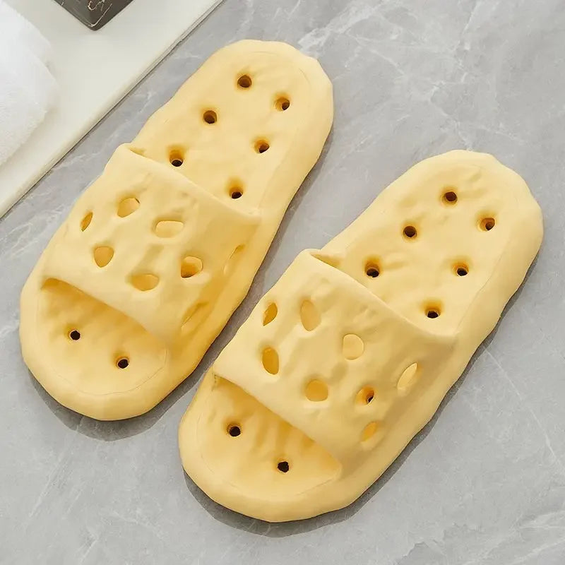 Women's Hollow-Out Quick-Dry Bathroom Slippers | Comfortable Slides