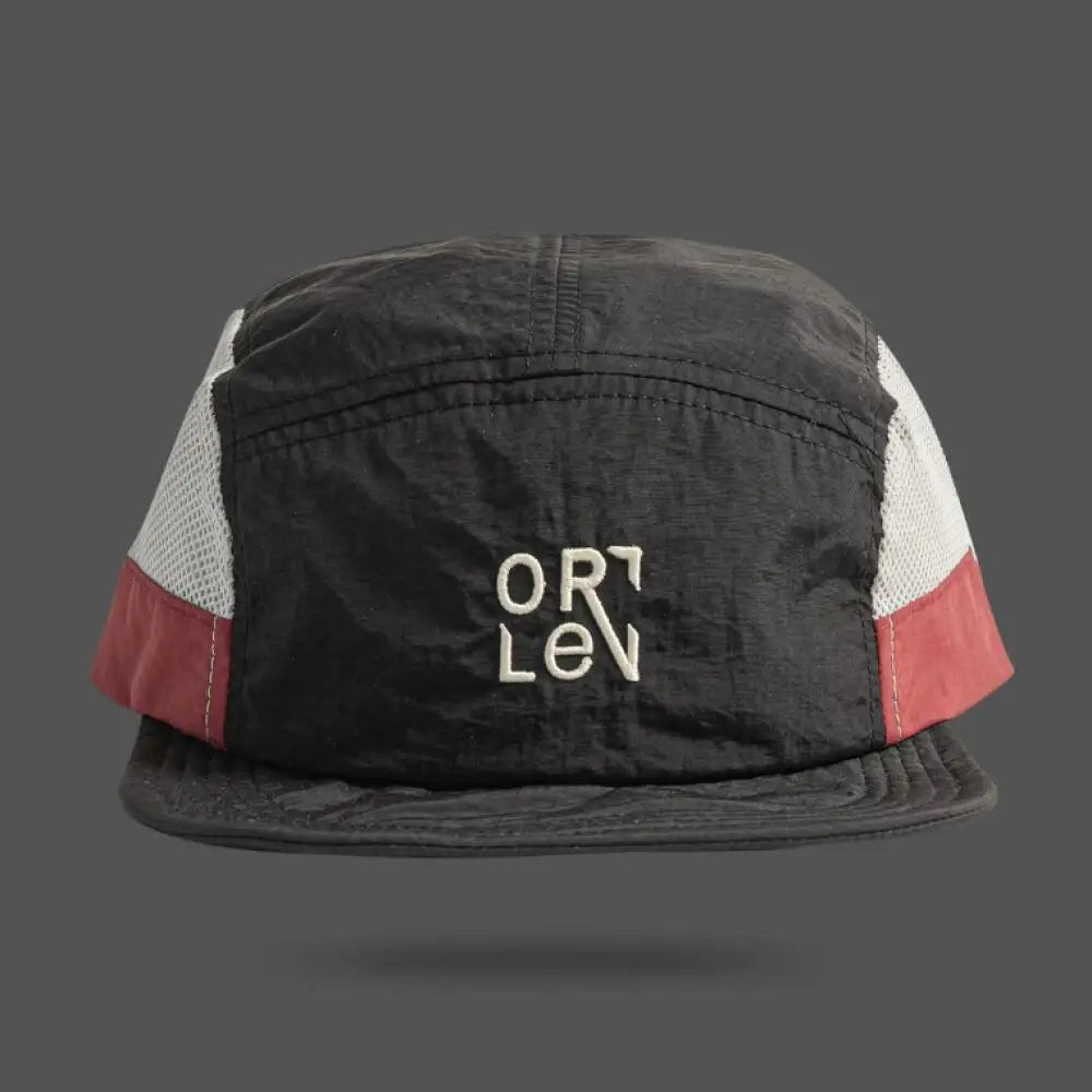 Breathable Mesh 5 Panel Baseball Cap Nylon Color Embroidered Adjustable Unisex Hat Running Cycling Hiking UVQuickDry Packable