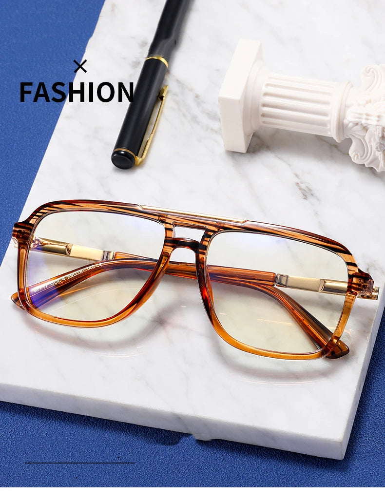 Fashion Retro Reading Glasses | Anti Blue Light Prescription Eyewear