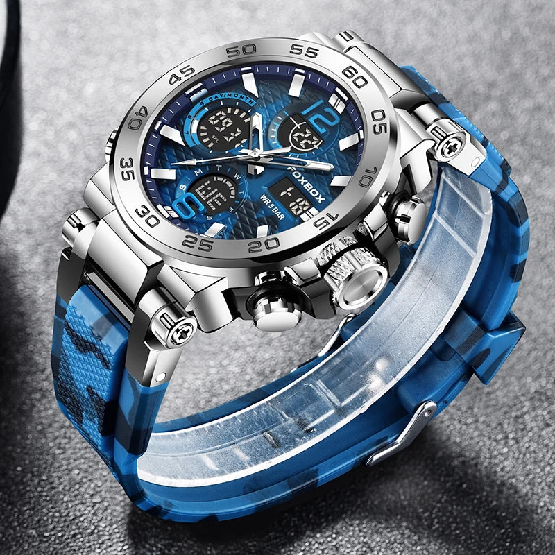 Men's Waterproof LED Sports Watch | Stylish & Multi-Functional
