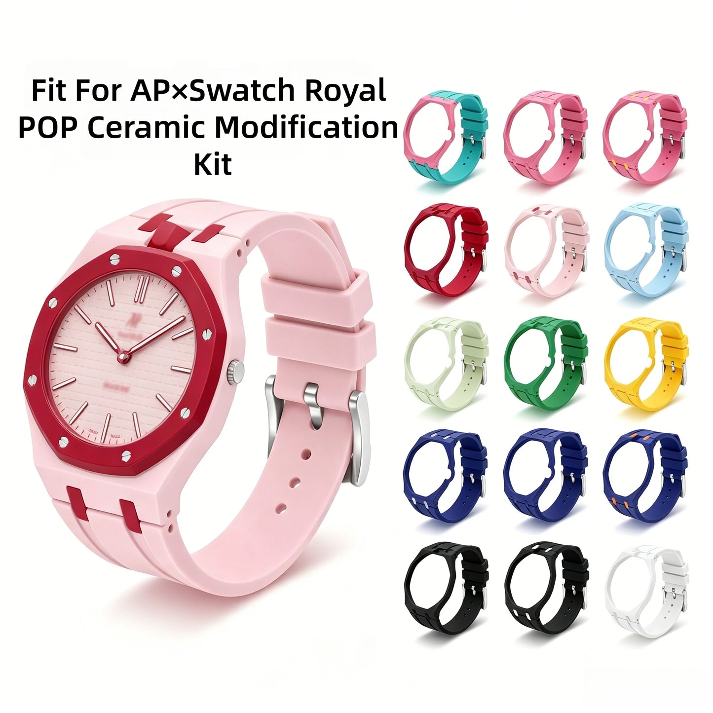 Ceramic Modification Kit for Silicone Strap Watch Customization