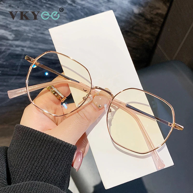Stylish Geometric Women's Reading Glasses | Anti-Blue Light