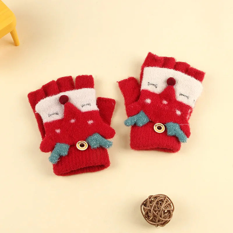 Kids Winter Fleece Gloves | Cozy Plush Mittens for Cold Weather