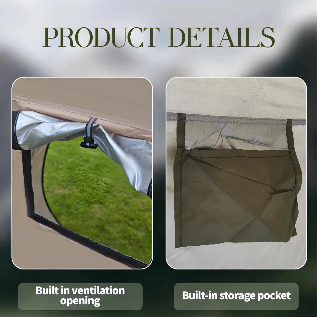 Portable Thickened Oxford Cloth Bike Shelter Tent for Outdoor Travel
