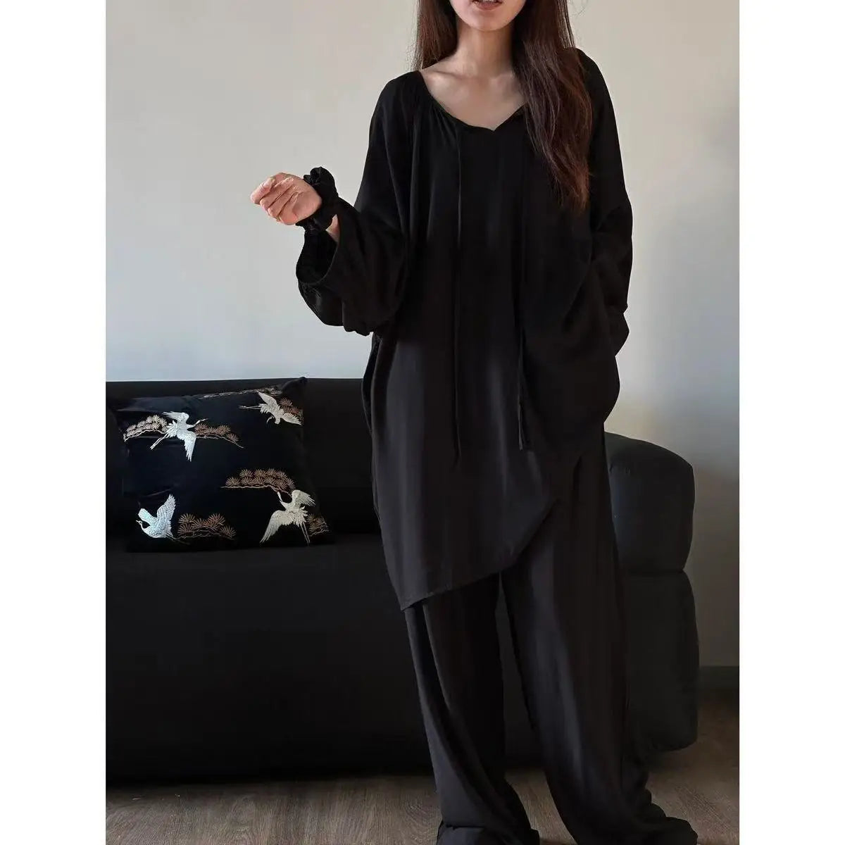 Women's Loose Pajamas Set | Cozy Oversized Sleepwear for Home