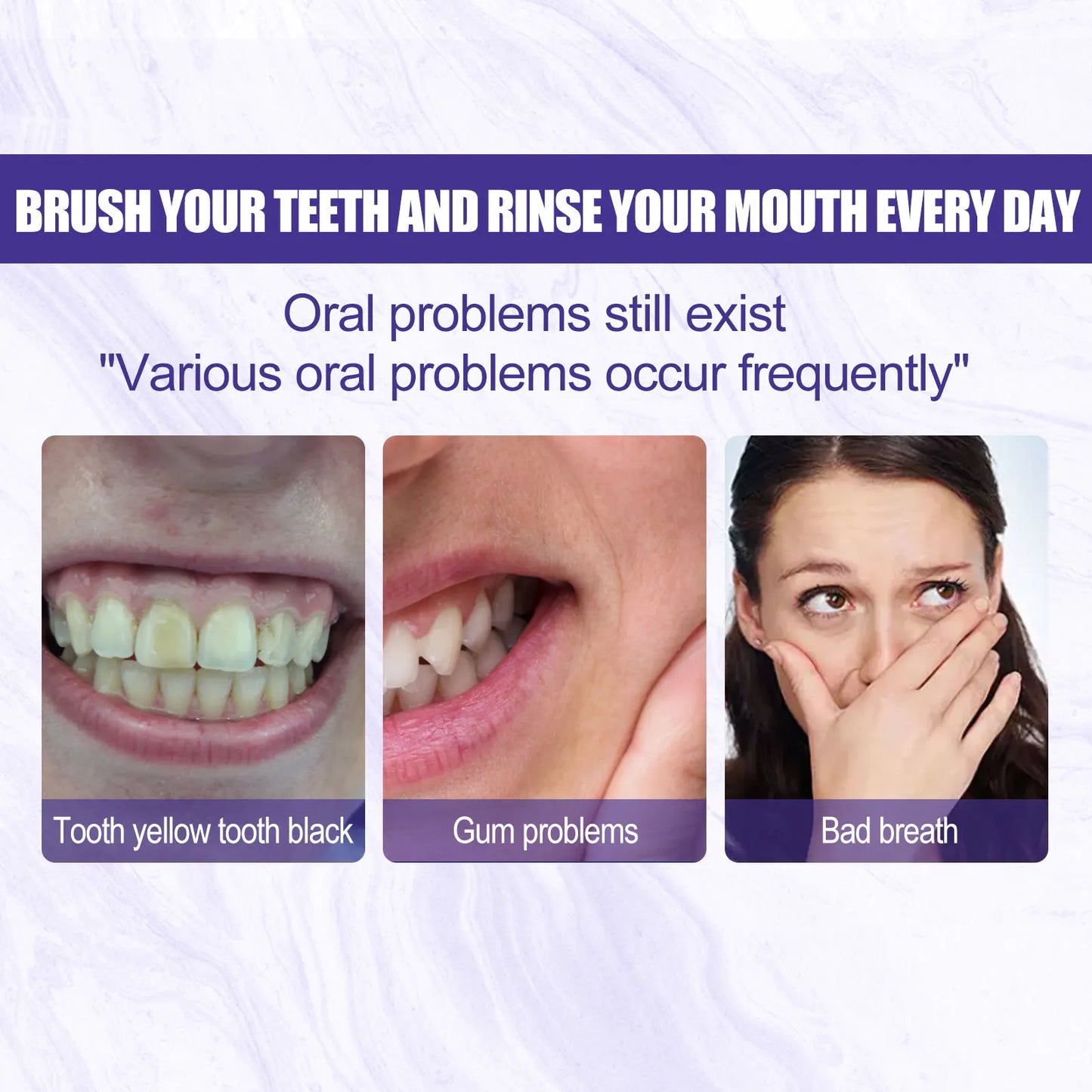 Purple Whitening Toothpaste | Deep Clean, Stain Removal & Fresh Breath