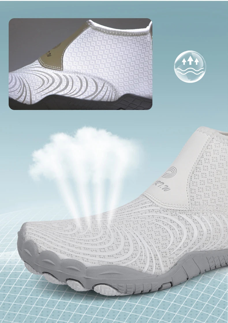High Top Water Shoes | Versatile Diving, Swimming & Yoga Footwear