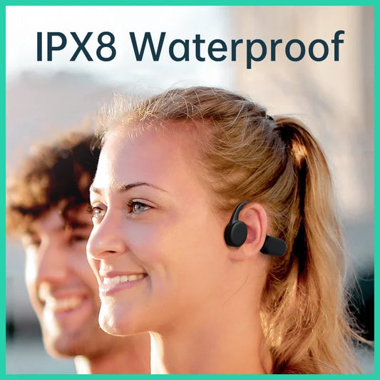 Waterproof Bone Conduction Wireless Earphones | 32GB MP3 Headset