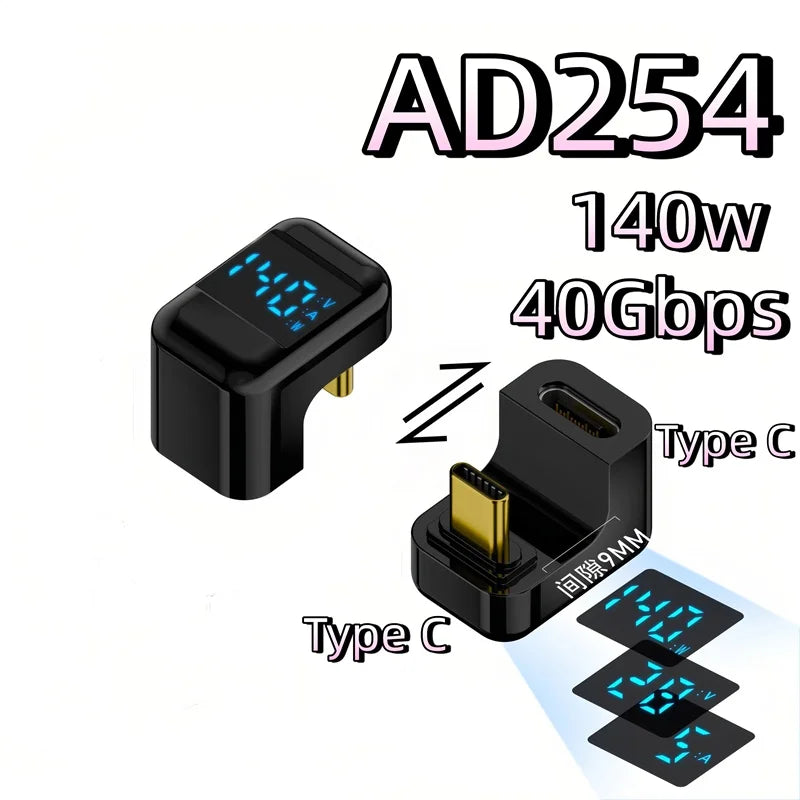 140W USB Type C Converter Adapter for Fast Charging & 8K Video