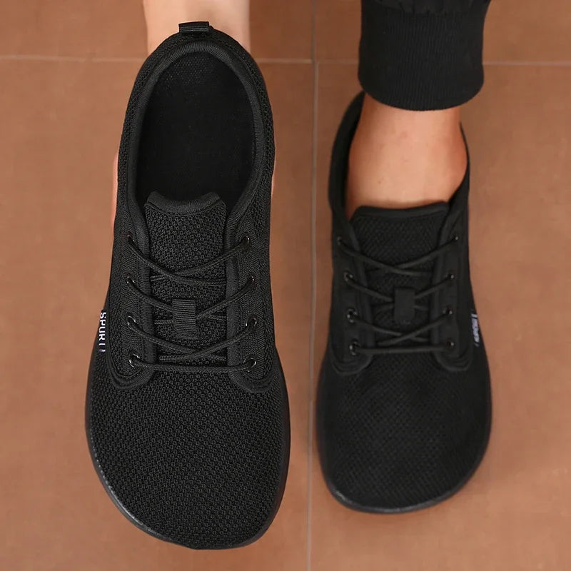Breathable Wide Toe Men Shoes | Comfortable Casual Walking Footwear