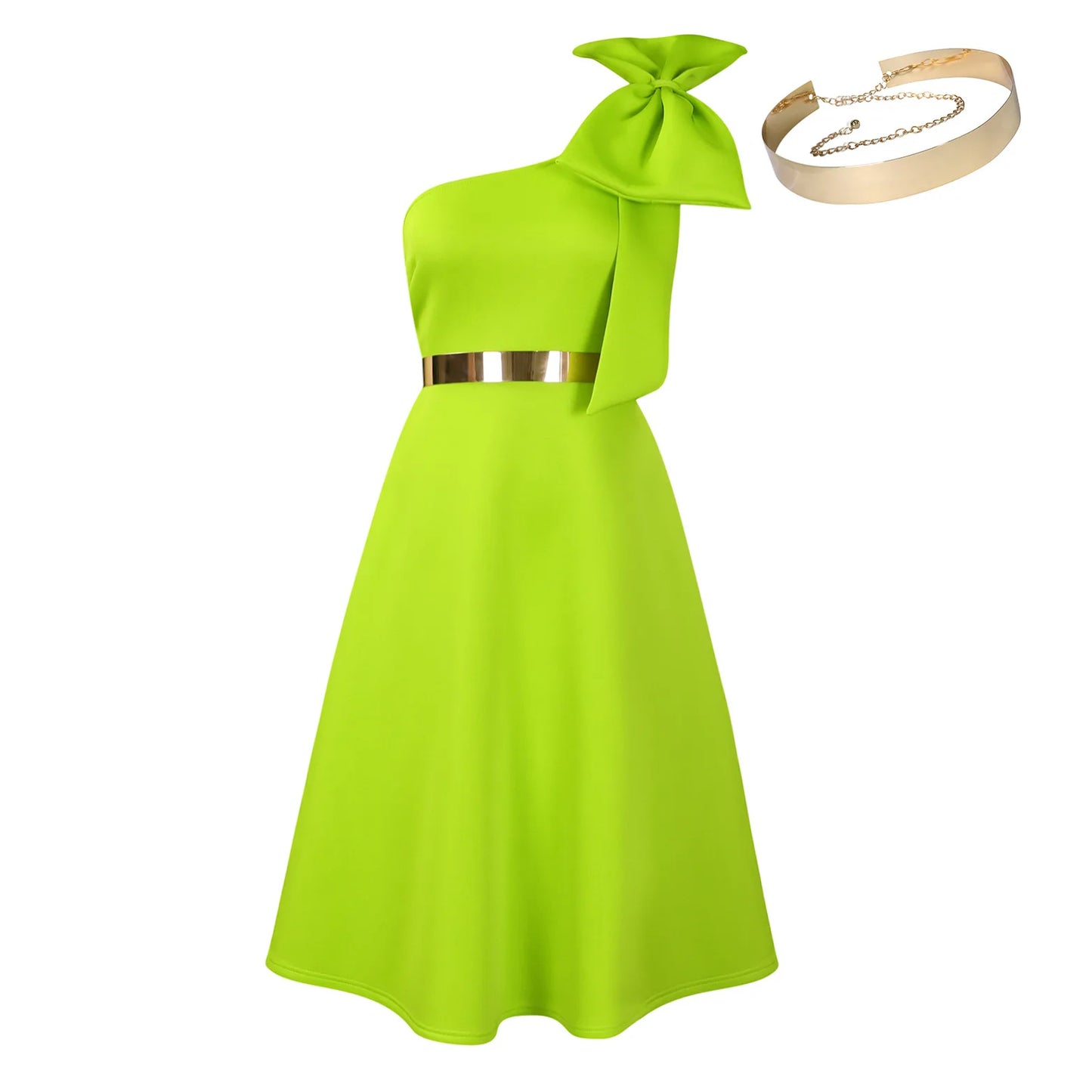 Elegant One Shoulder Dress for Women | Luxurious Summer Fashion