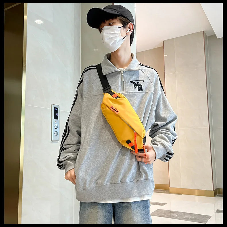 Versatile Chest Bag for Casual Wear | Large Capacity Crossbody Bag