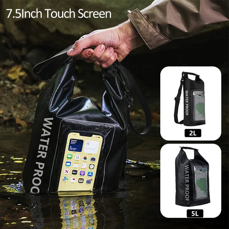 Waterproof Touch Screen Dry Bags for Outdoor Adventures
