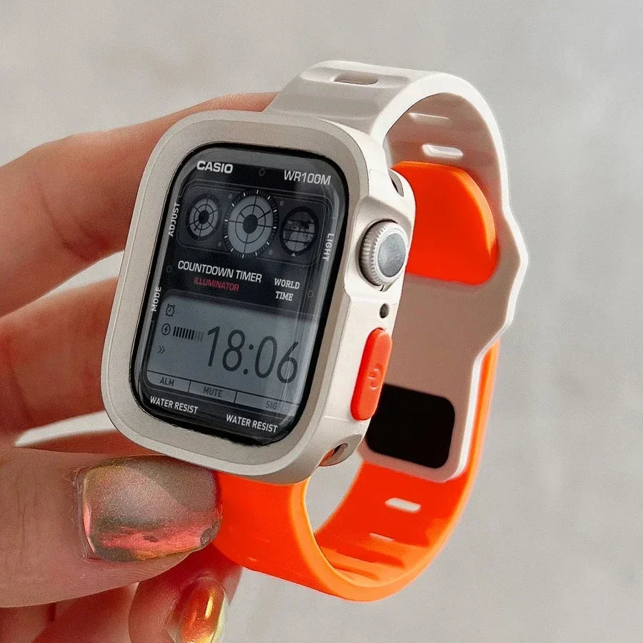 Silicone Case and Strap for Smart Watches | Comfortable & Durable