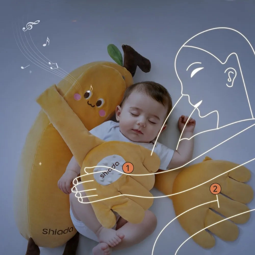Baby Soothing Plush Pillow | Electric Patting Sleep Aid for Infants