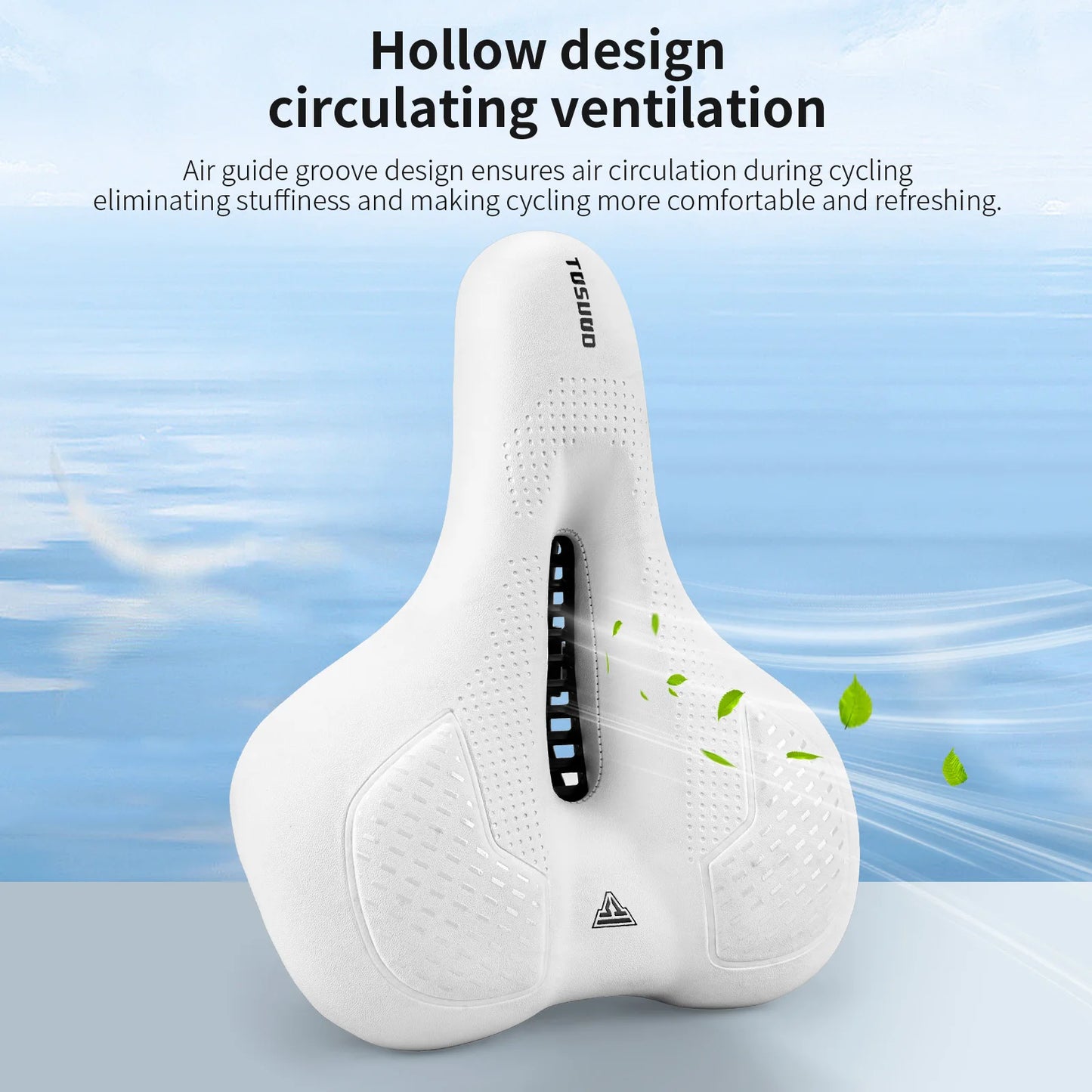 Comfortable Bicycle Seat Cushion | Soft, Waterproof Bike Saddle