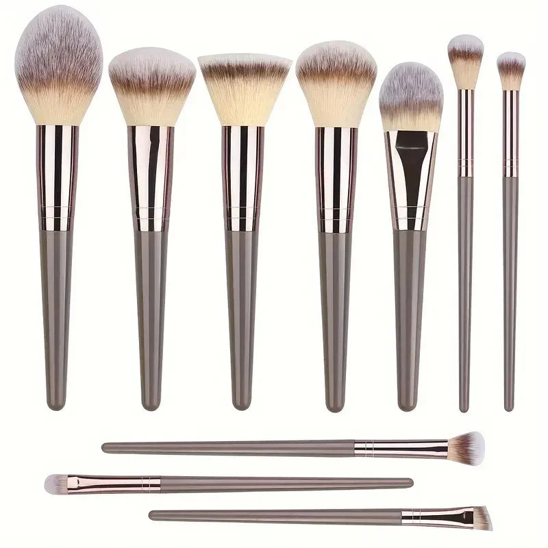 Professional Makeup Brush Set | Fluffy Foundation & Blending Tools