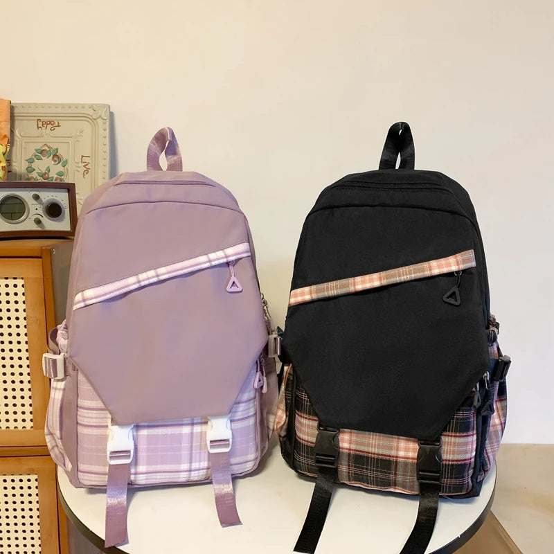 Vintage Girl Group Backpack | Multifunctional Women's Rucksack