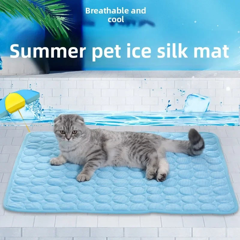 Cooling Pet Ice Pad | Breathable Washable Sleep Mat for Pets