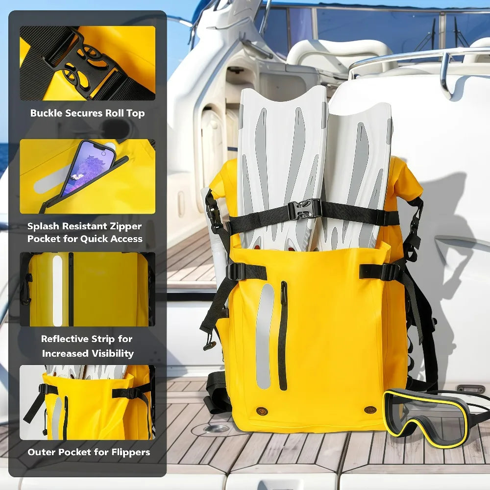 30L Waterproof Heavy Duty Backpack - Perfect for Outdoor Adventures