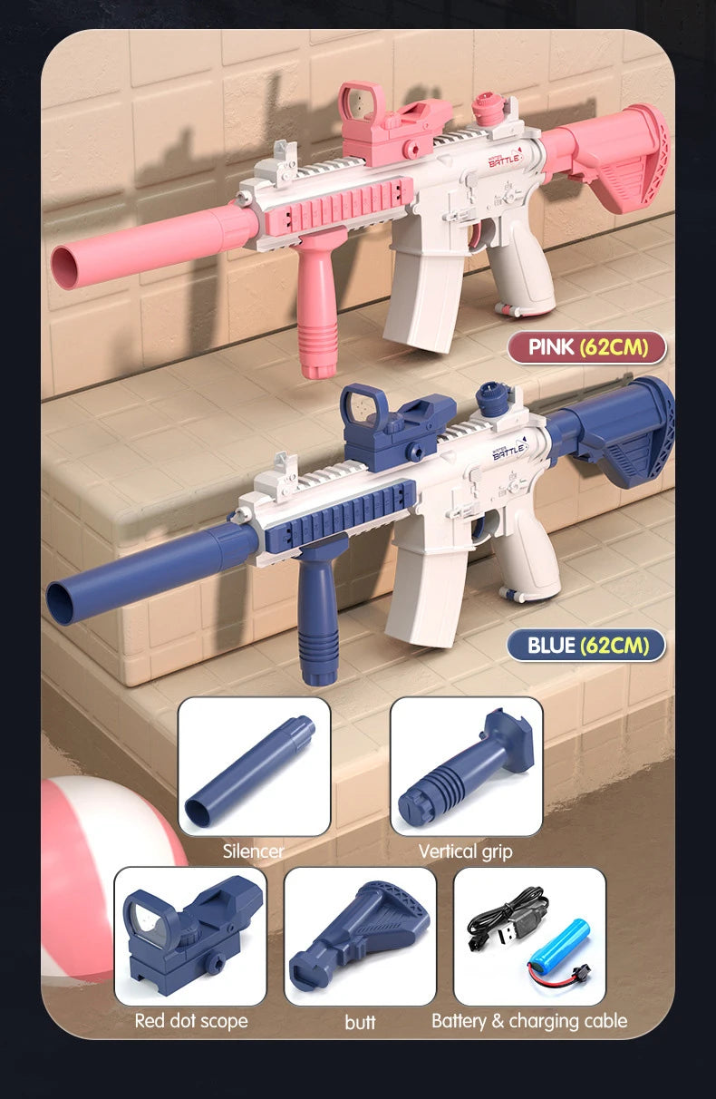 Electric Water Gun Pistol | Long Range Fun for Kids