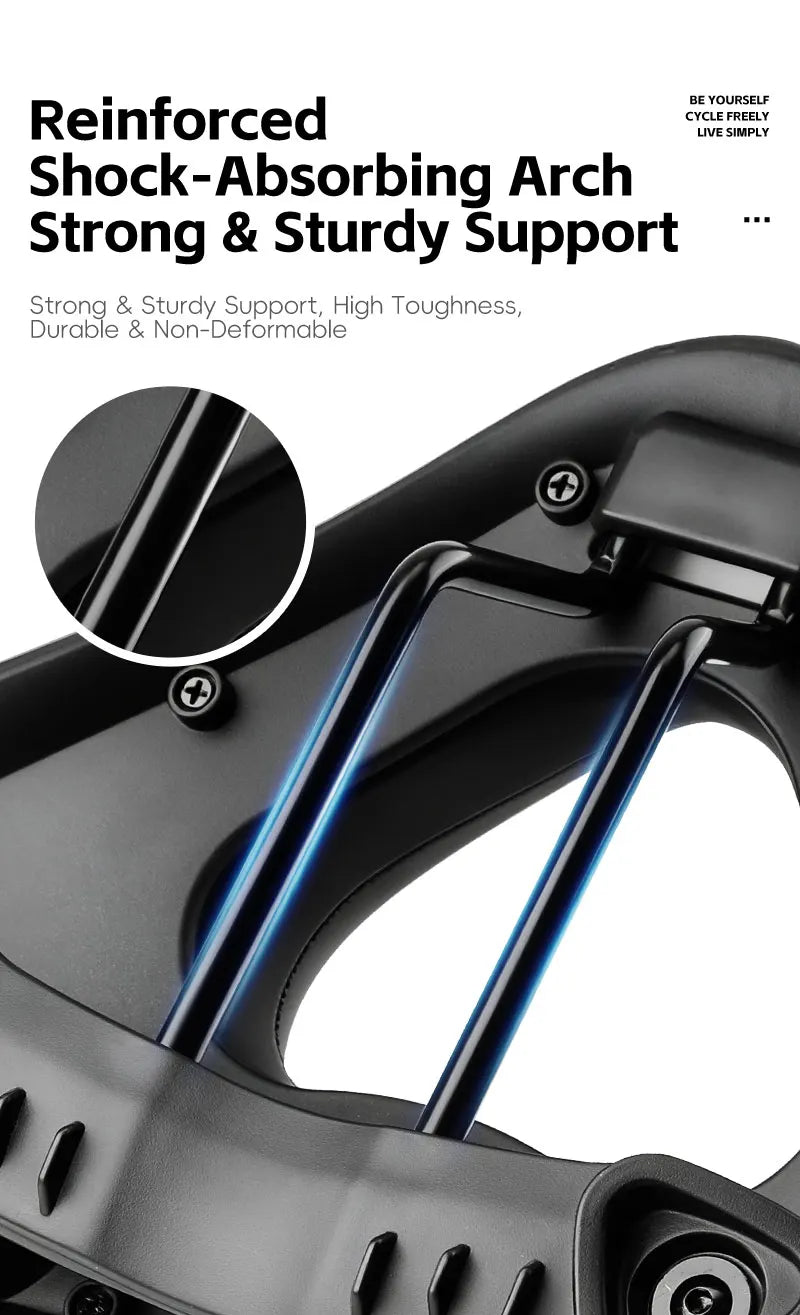 High-Elastic Shock-Absorbing Bicycle Saddle | Comfortable Bike Seat