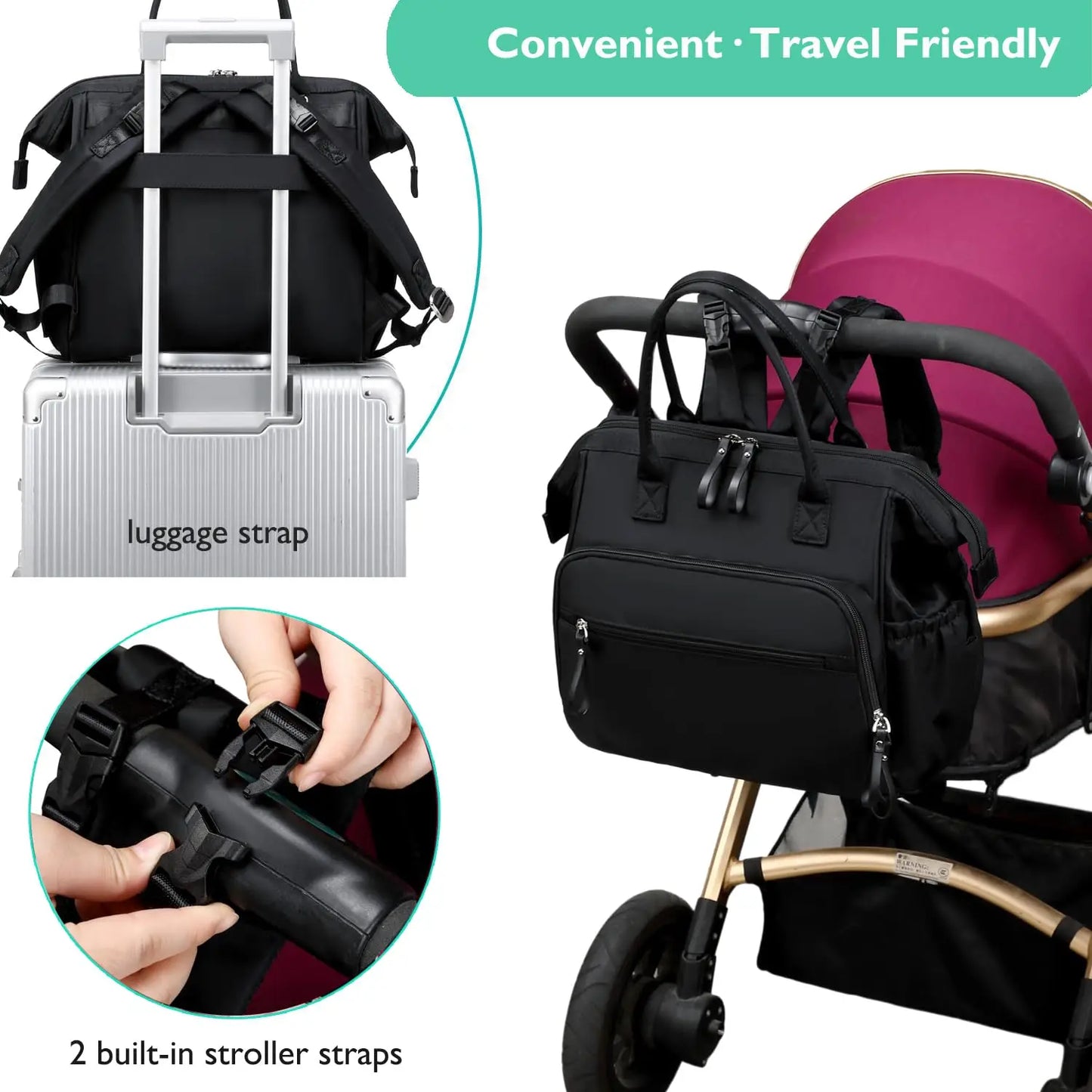 Versatile Waterproof Women Backpack | Large Capacity Shoulder Bag