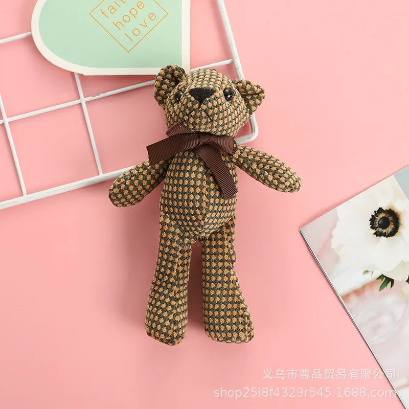 16cm Soft Stuffed Bear Plush Keychain Gift | Mini Plush Doll
