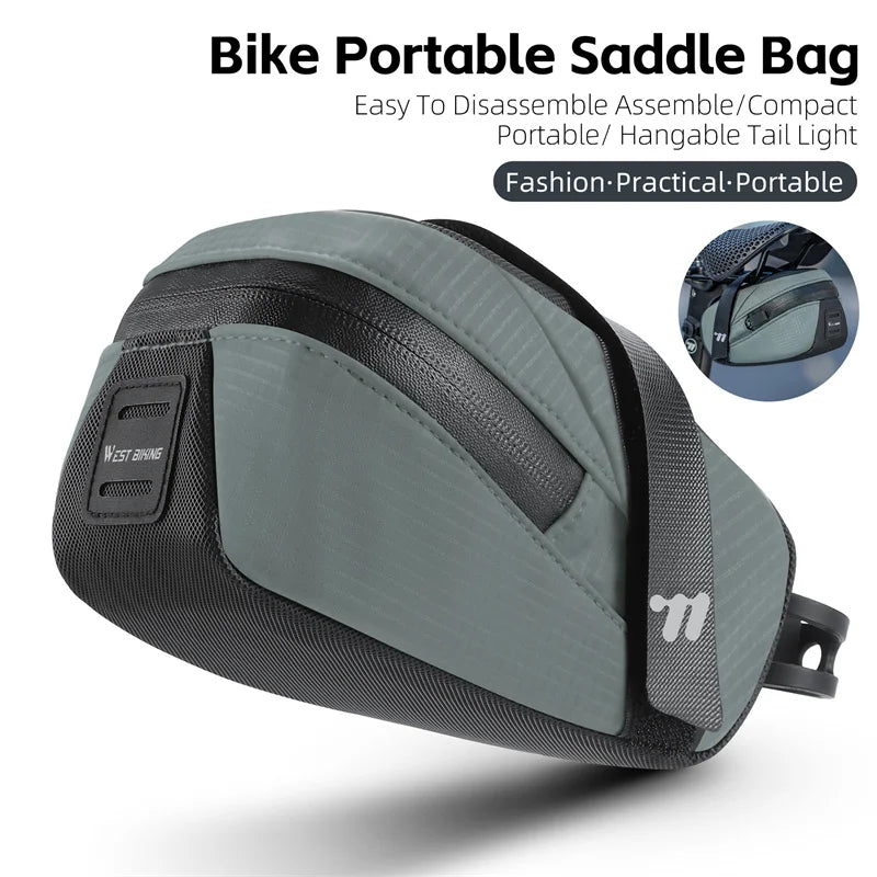 Portable Waterproof Bicycle Saddle Bag | Essential Cycling Accessory