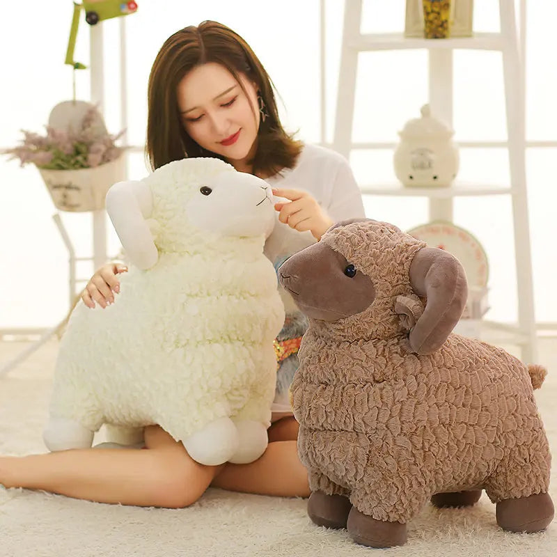 Kawaii Alpacasso Plush Toys | Soft Stuffed Sheep Pillows