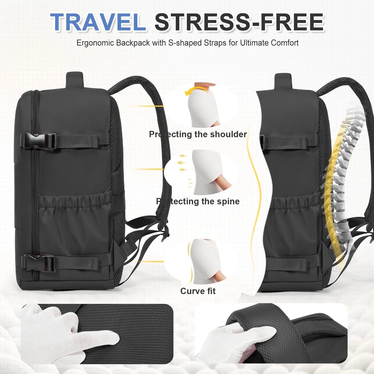 Versatile Travel Backpack | Ultimate Cabin Bag for Every Adventure