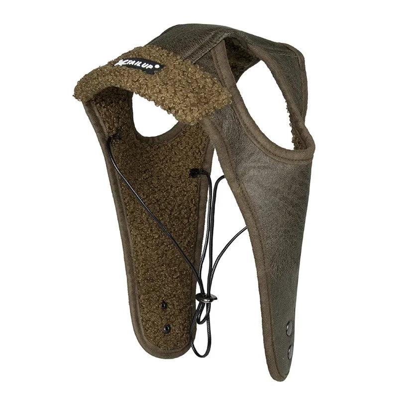 Warm Fleece Aviator Hat for Dogs | Windproof Pet Pilot Cap