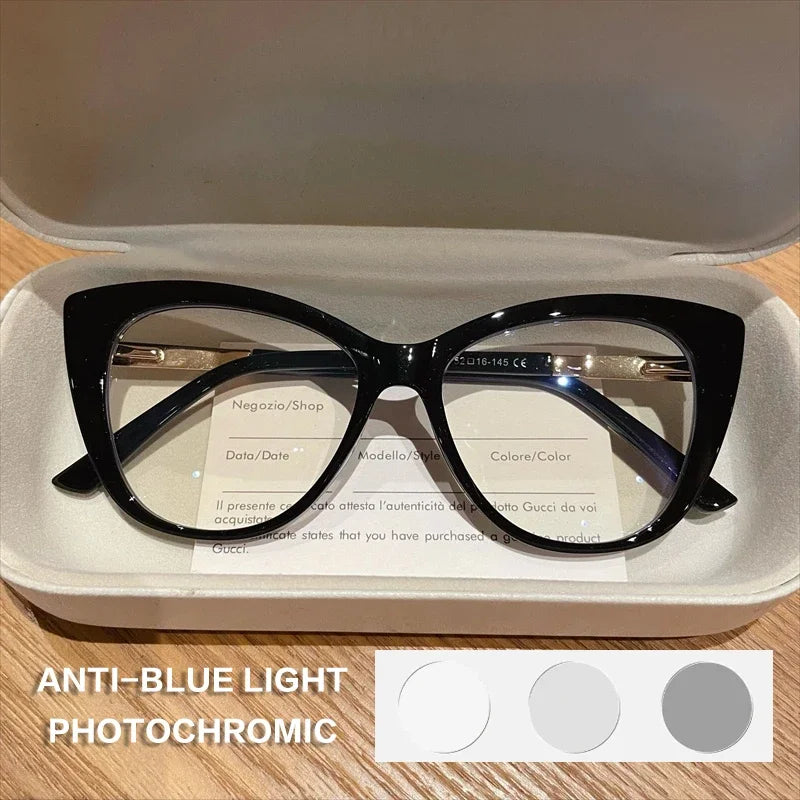 Fashion Cat Eye Blue Light Reading Glasses for Women